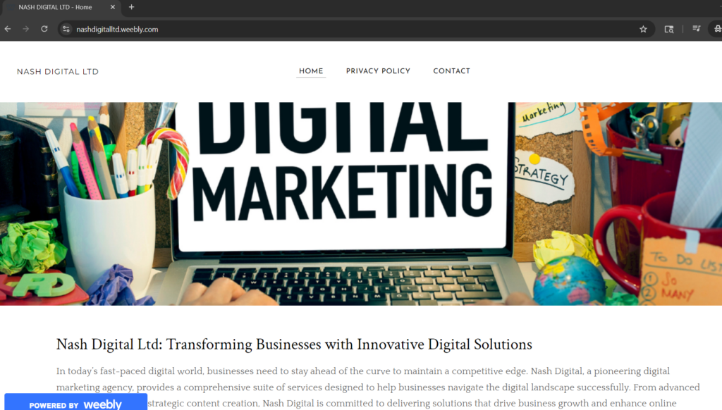 Nash Digital Ltd trying to bury the bad press with fake website and fake reviews